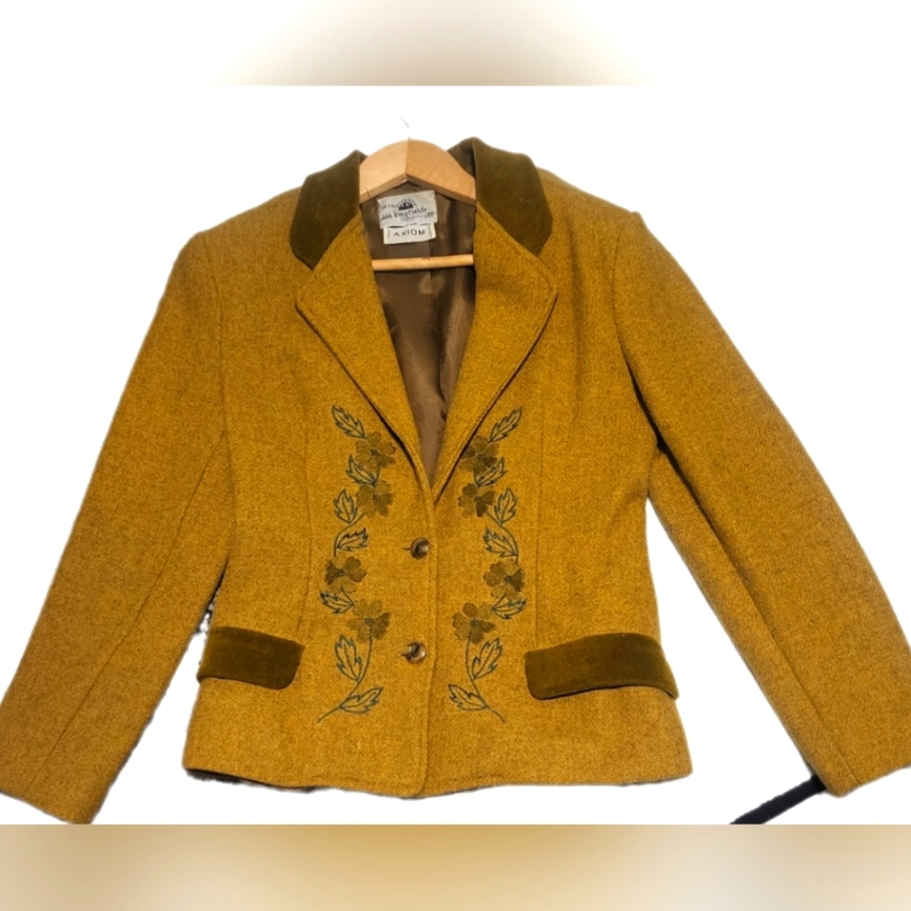 Vintage Wool Blazer Size 40 Eu